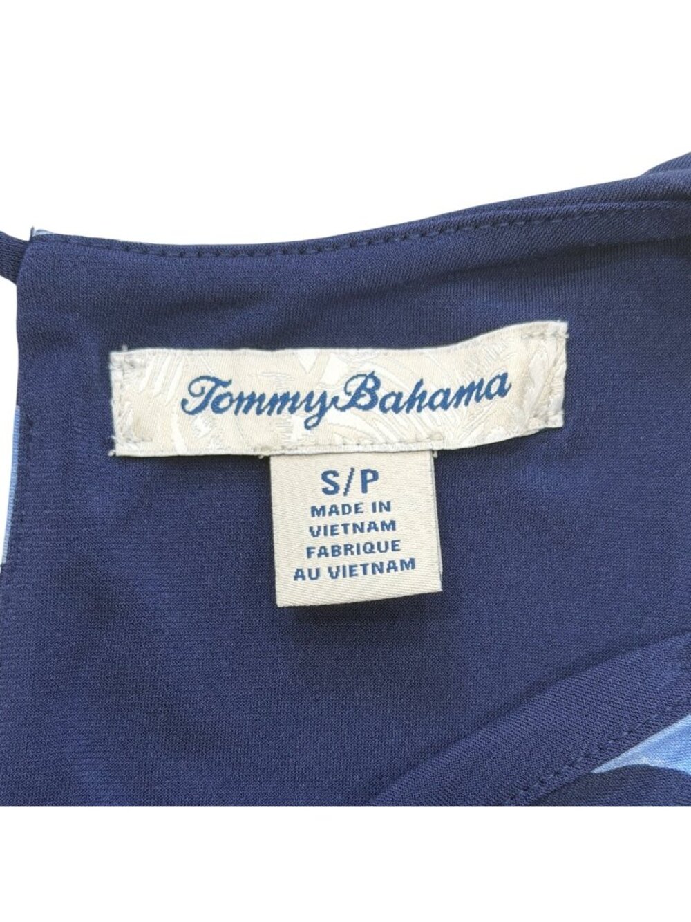 Tommy Bahama Womens Size S Aloha Burst Maxi Dress Blue Tie-Dye Beach Resort - Picture 5 of 8